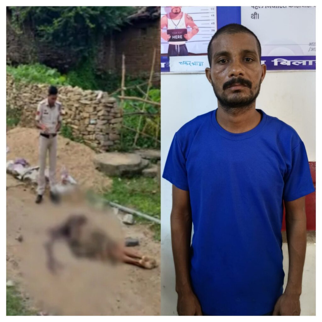 अंधविश्वास के कारण कलयुगी बेटे ने अपनी माँ की कुल्हाड़ी मारकर हत्या कर दी, आरोपी गिरफ्तार।